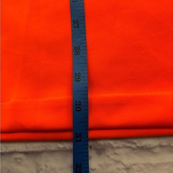 🔵”NWOT”Vibrant Pink and Orange Exposed Zipper Chic Skirt - Picture 9 of 11